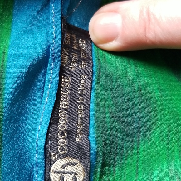 100% silk kimono/coverup - Picture 8 of 15